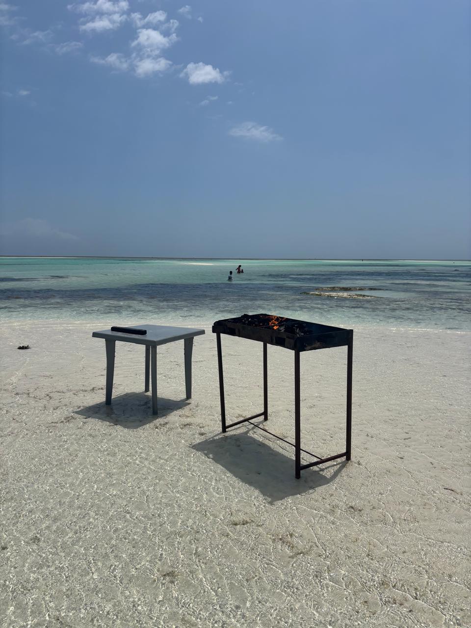Barbecue Lunch on the Atoll